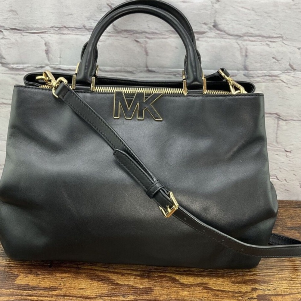 Michael Kors Black Leather Handbag